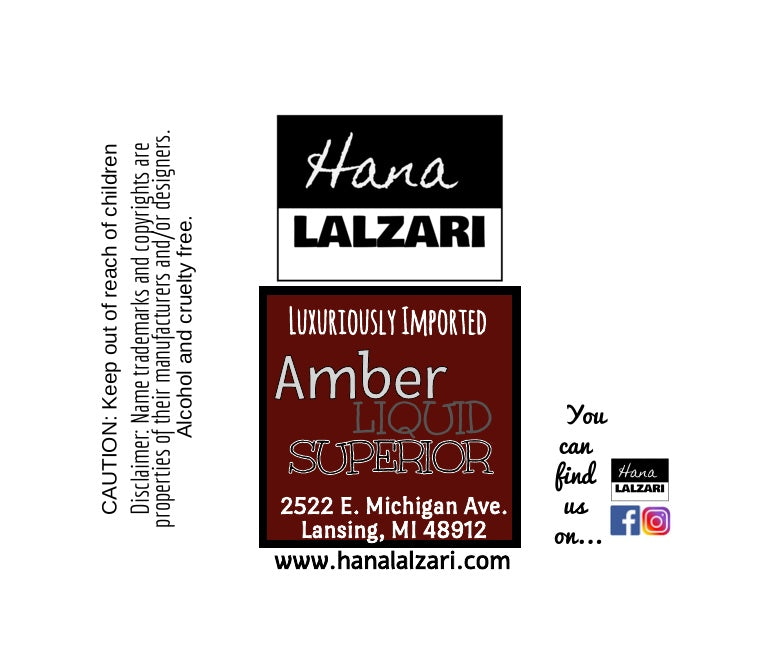 AMBER LIQUID SUPERIOR - Label Design