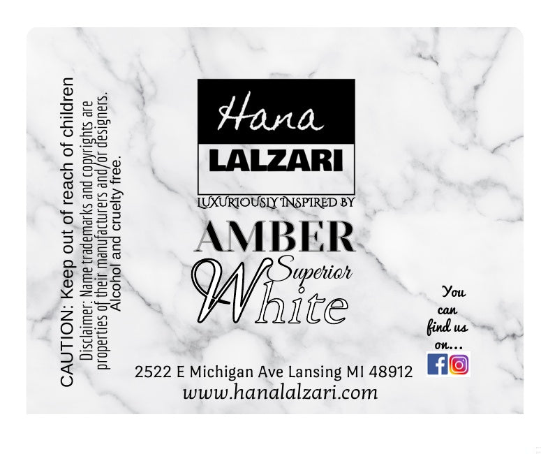 AMBER WHITE - Label Design