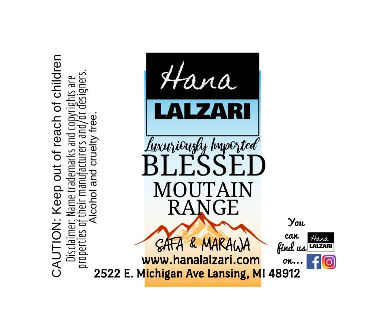BLESSED MOUTAIN RANGE - Label Design