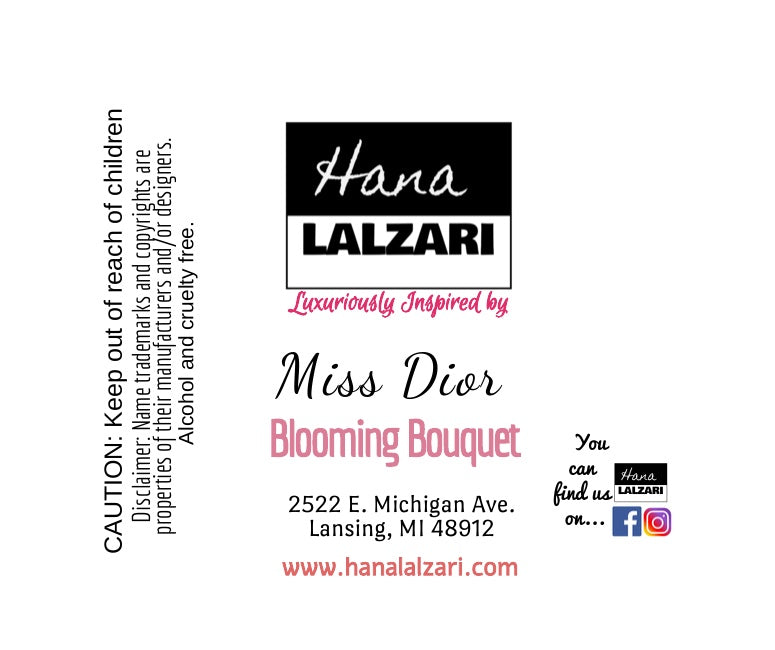 BLOOMING BOUQUET - Label Design