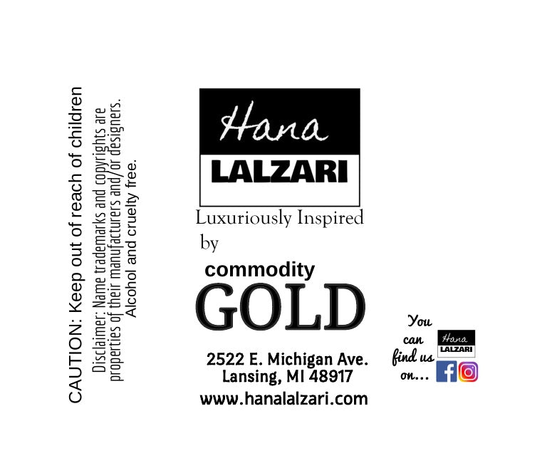 COMMODITY GOLD - Label Design