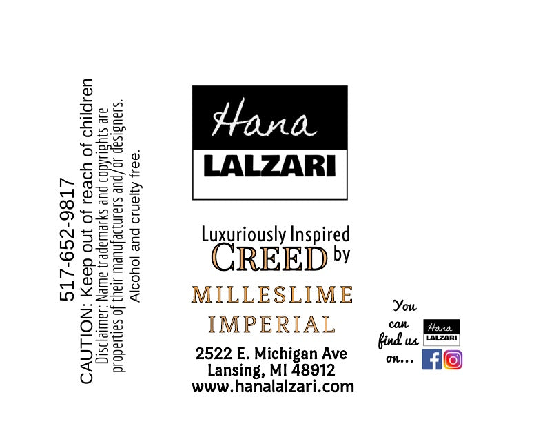 CREED MILLESLIME - Label Design