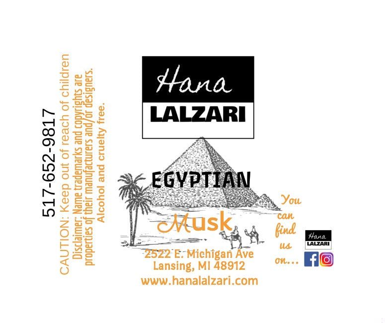 EGYPTIAN MUSK - Label Design