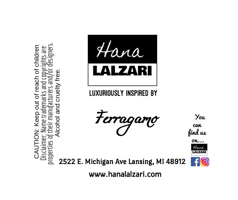 FERRAGAMO BLACK - Label Design