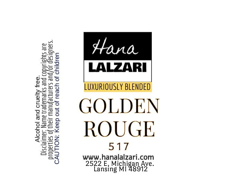 GOLDEN ROUGE - Label Design