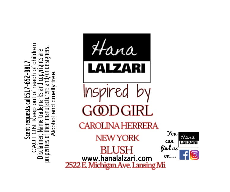 GOOD GIRL - Label Design