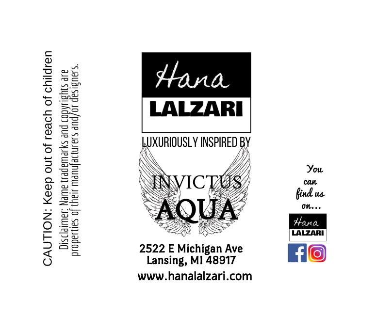 INVICTUS AQUA - Label Design