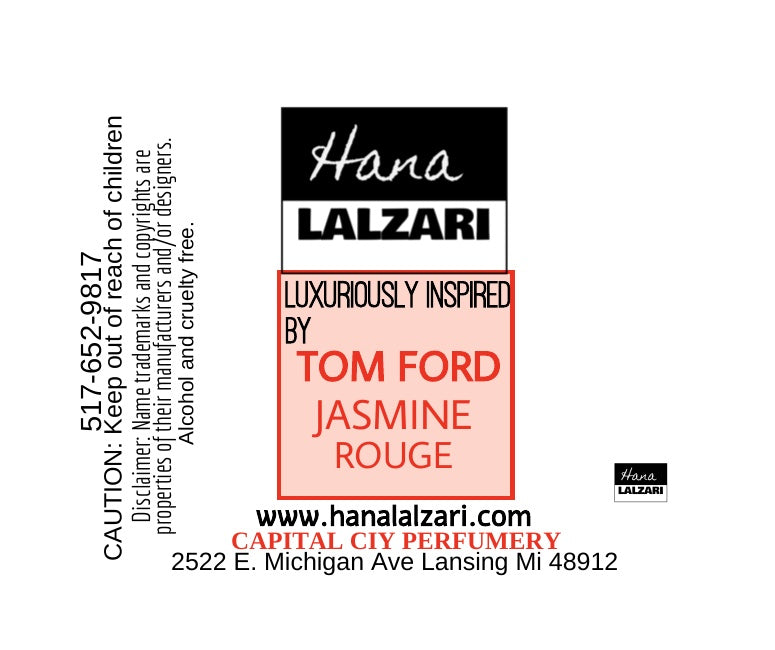JASMINE ROUGE - Label Design