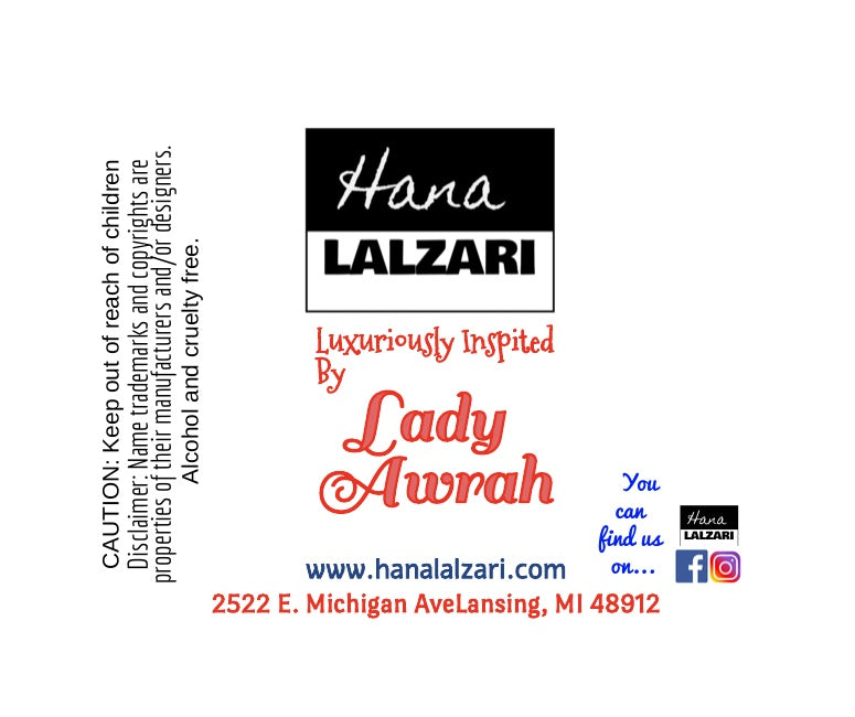 LADY AWRAH - Label Design