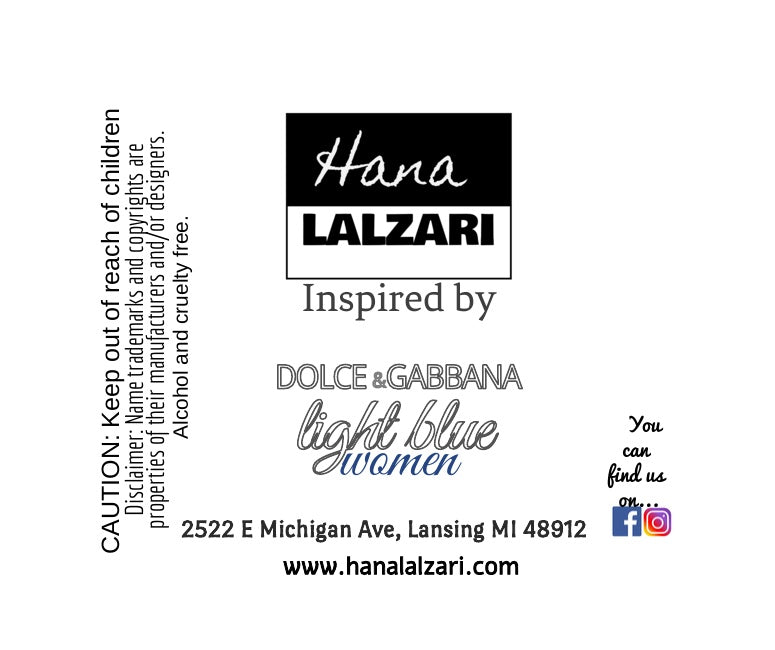 LIGHT BLUE WOMEN - Label Design
