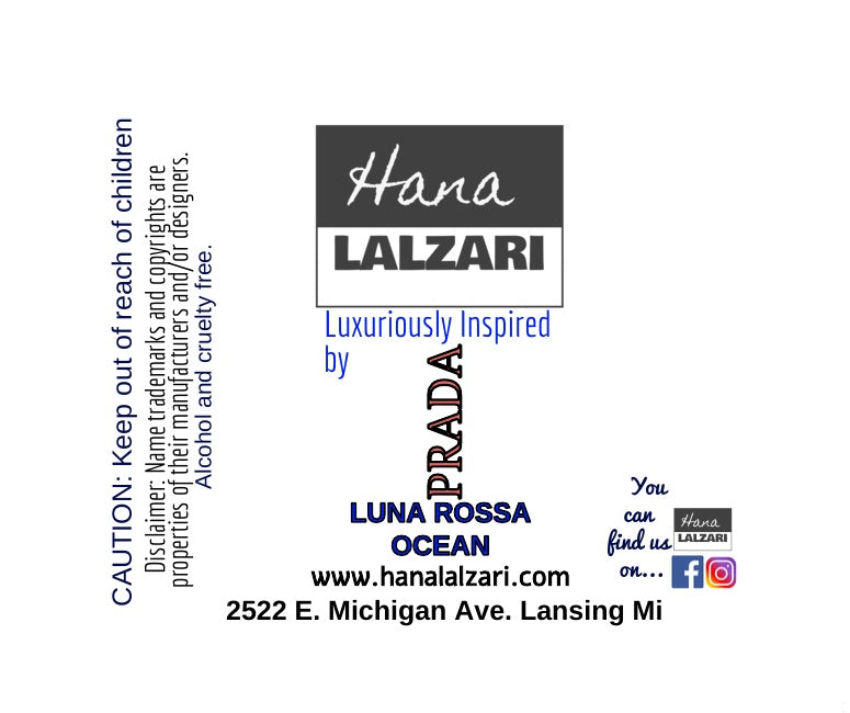 LUNA ROSSA OCEAN - Label Design