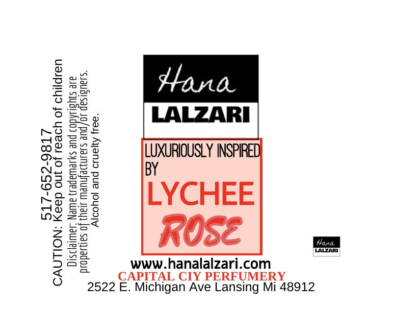 LYCHEE ROSE - Label Design