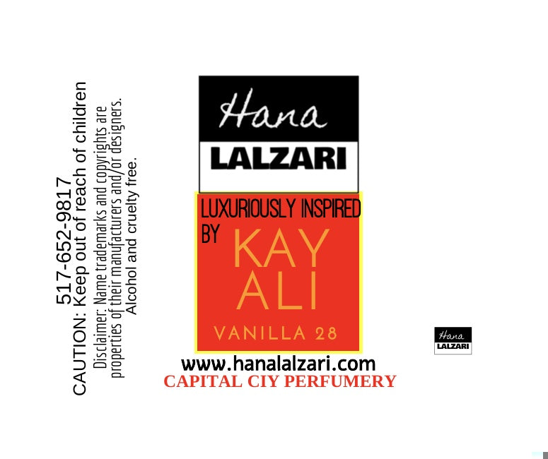 VANILLA 28 - Label Design