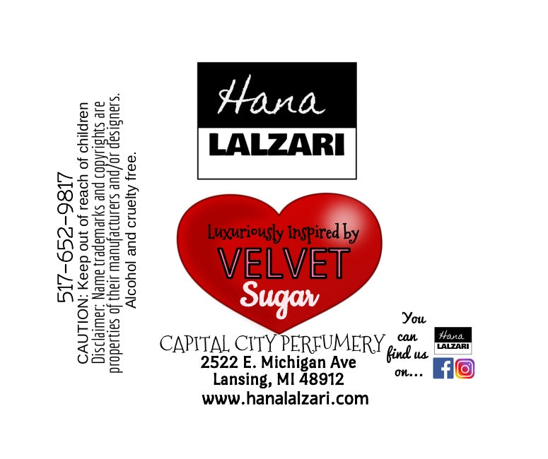VELVET SUGAR - Label Design