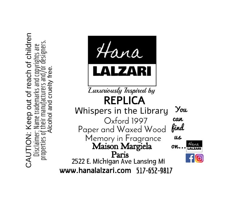WHISPERS IN THE LIBRARY - Label Design