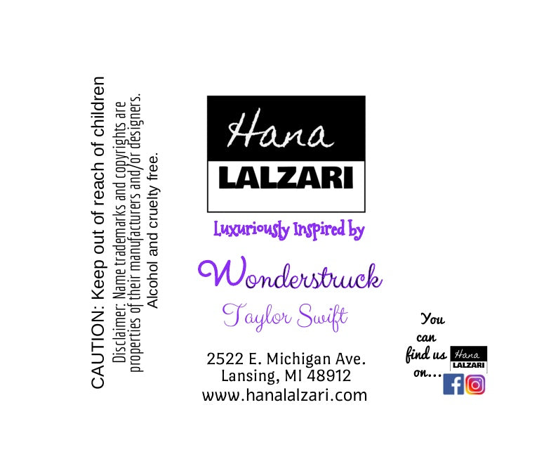 WONDERSTRUCK - Label Design