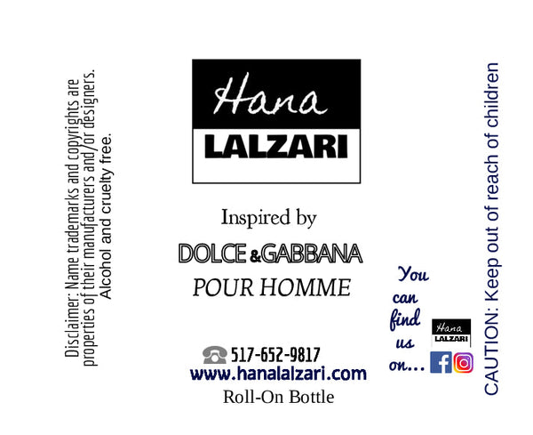 Luxuriously Inspired by Dolce & Gabbana Pour Homme