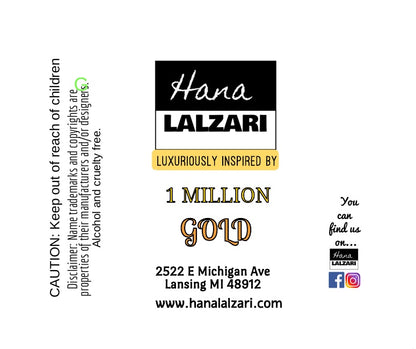 1 MILLION GOLD - Label Design