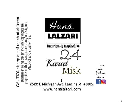 24 KARAT MISK - Label Design