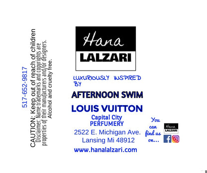 AFTERNOON SWIM - Label Design