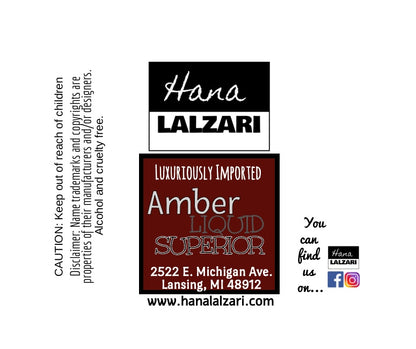 AMBER LIQUID SUPERIOR - Label Design