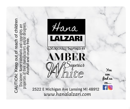 AMBER WHITE - Label Design