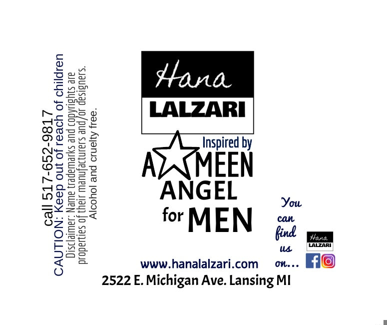 AMEEN ANGEL FOR MEN - Label Design