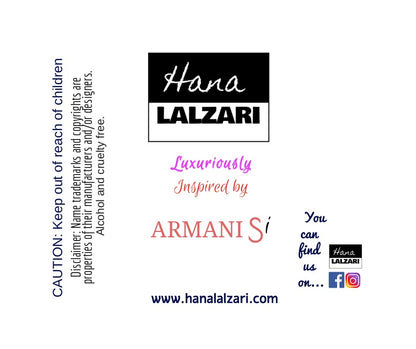 ARMANI SI - Label Design