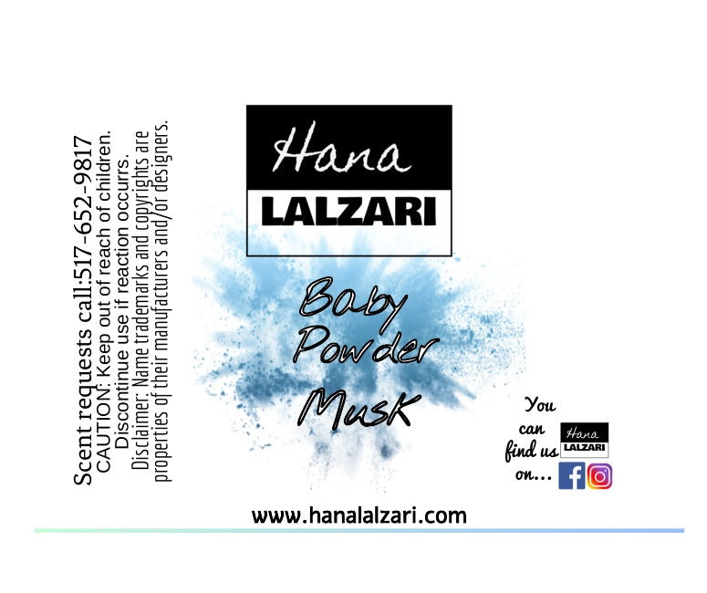 Baby Powder Musk - Label Design