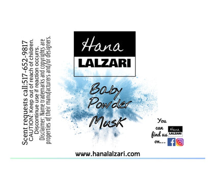 Baby Powder Musk - Label Design