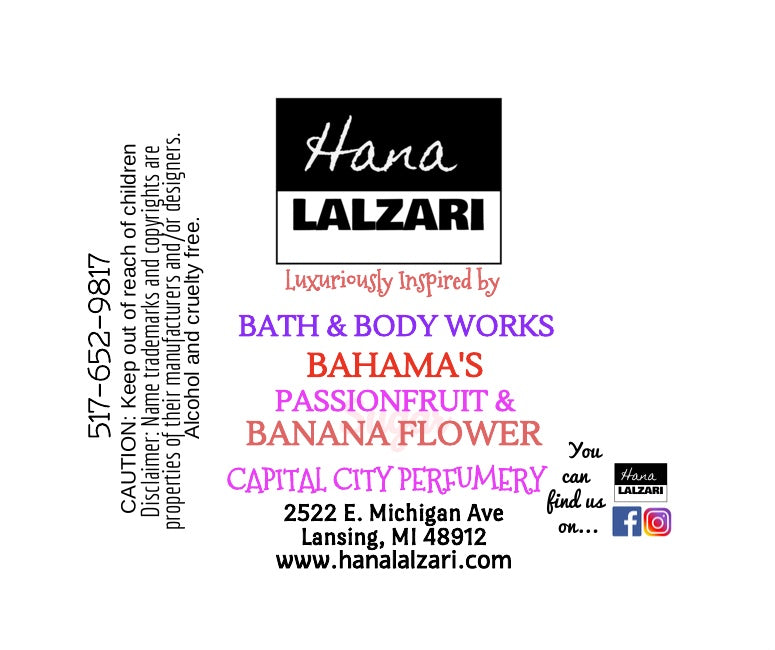 BAHAMA PASSIONFRUIT - Label Design