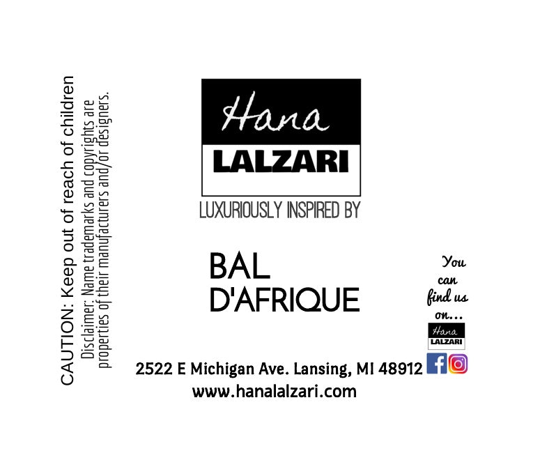 BAL D AFRIQUE - Label Design