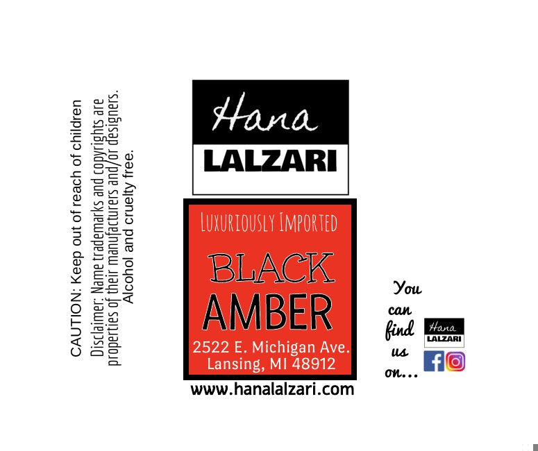 BLACK AMBER - Label Design