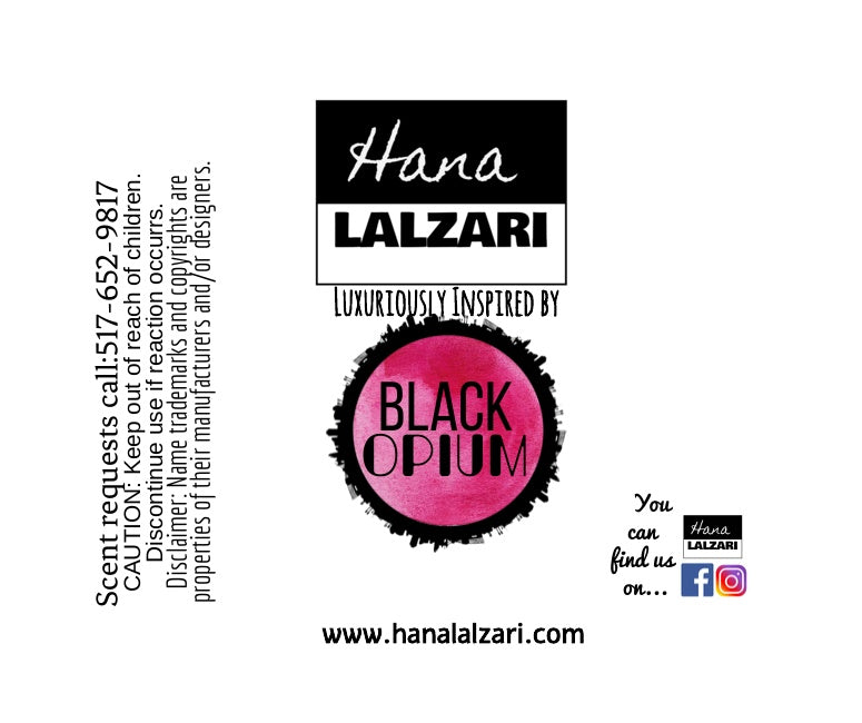 BLACK OPIUM Intense - Label Design