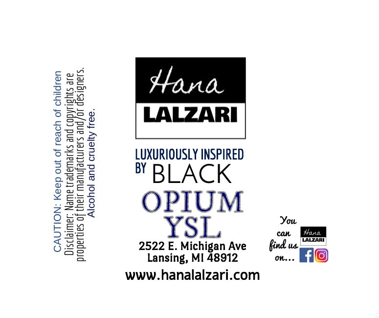 BLACK OPIUM - Label Design