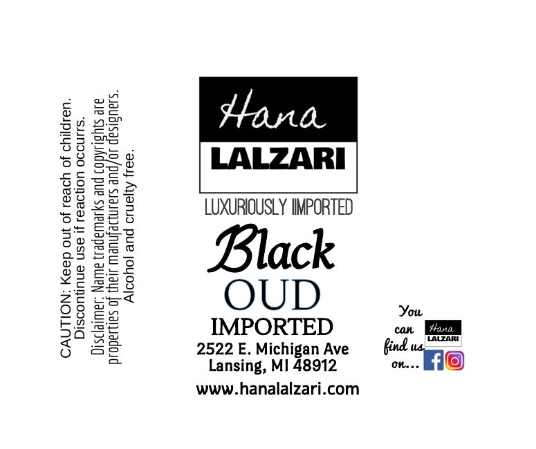 BLACK OUD(BLUE) - Label Design