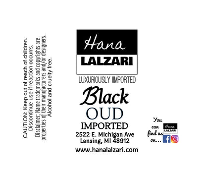 BLACK OUD(BLUE) - Label Design