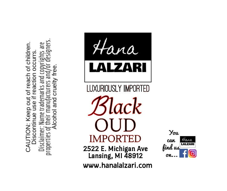 BLACK OUD(RED) - Label Design