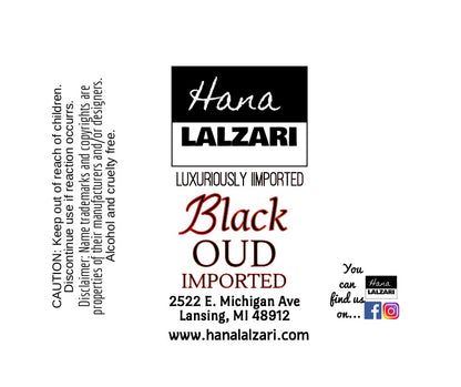 BLACK OUD(RED) - Label Design