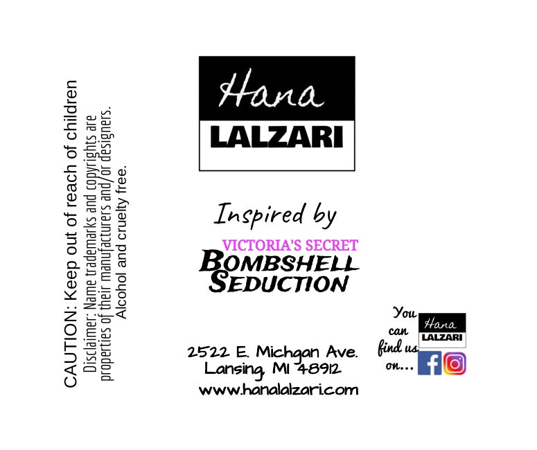 BOMBSHELL SEDUCTION - Label Design