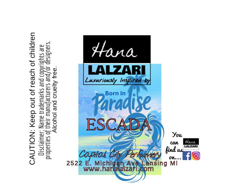 BORN IN PARADISE - Label Design
