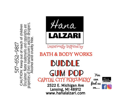 BUBBLE GUM POP - Label Design