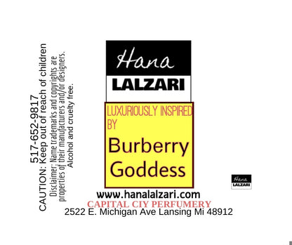 BURBERRY GODDESS - Label Design