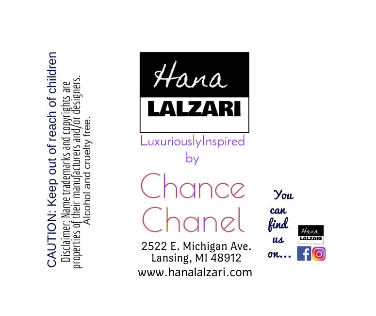 CHANEL CHANCE - Label Design