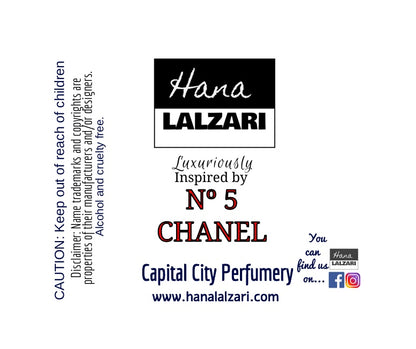 CHANEL NO 5 RED - Label Design