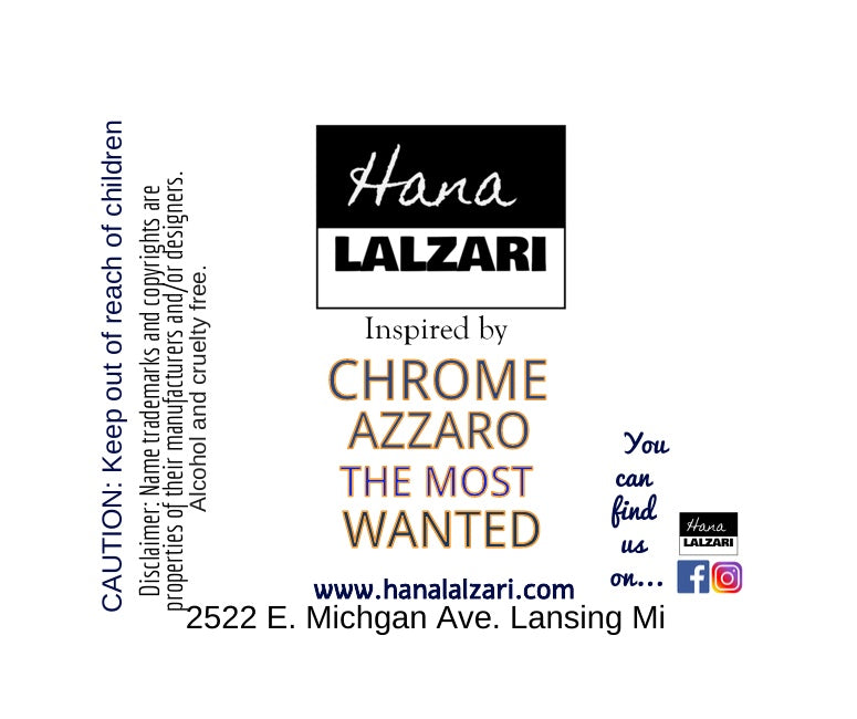 CHROME THE MOST WANTED - Label Design