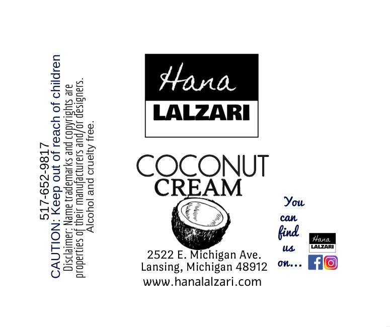 COCONUT CREAM - Label Design