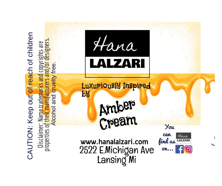 CREAMY AMBER - Label Design