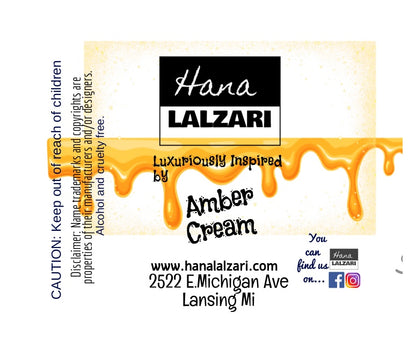 CREAMY AMBER - Label Design