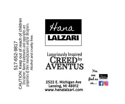 CREED AVENTUS - Label Design